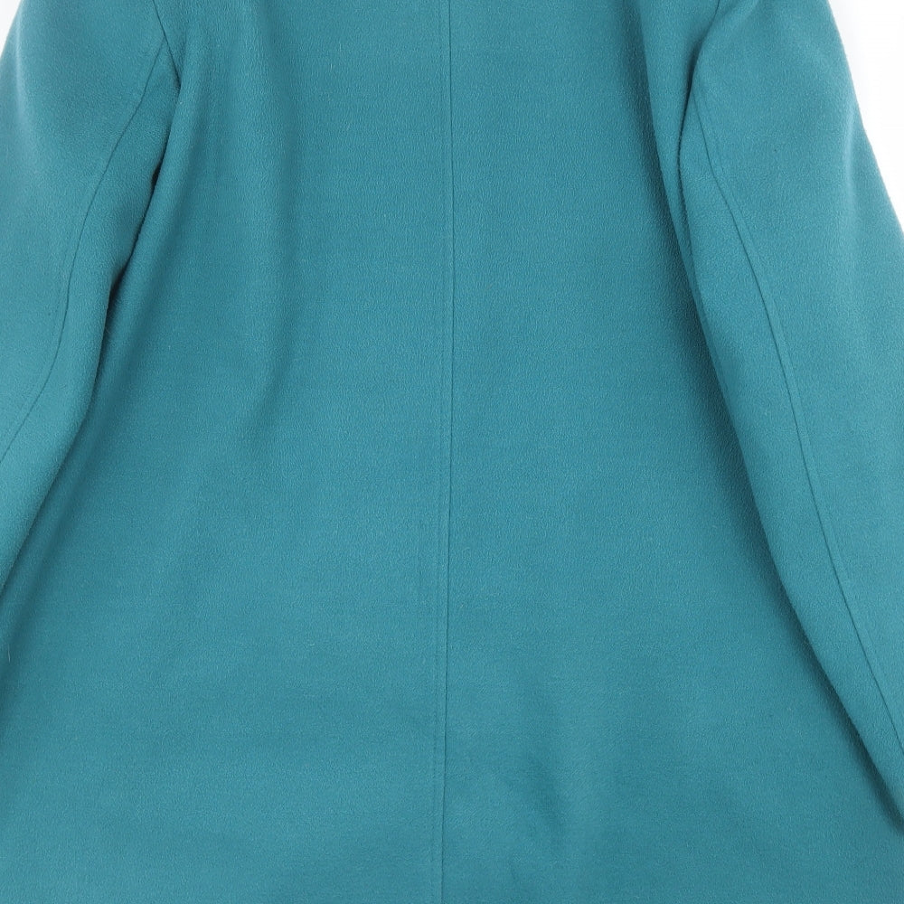 Northmoor Womens Blue   Pea Coat Coat Size 22  Button