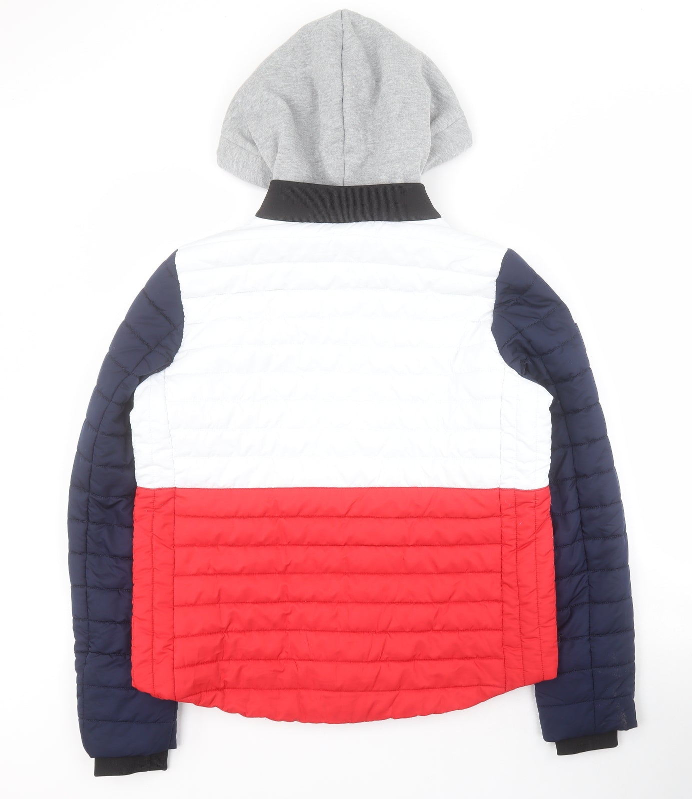 Superdry Boys Blue Colourblock  Puffer Jacket Coat Size 12 Years  Zip