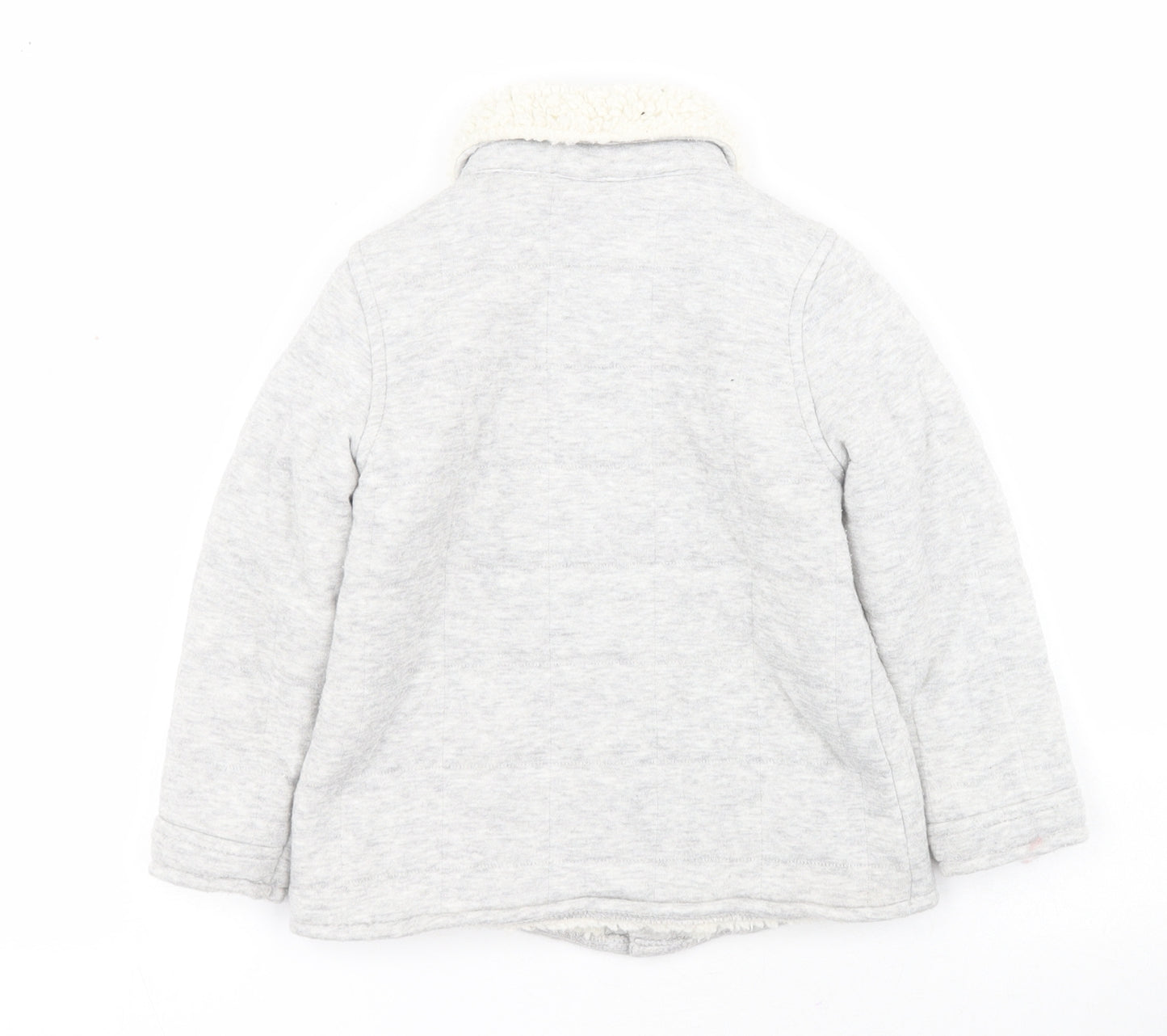 TU Baby Grey   Quilted Coat Size 18-24 Months   Button