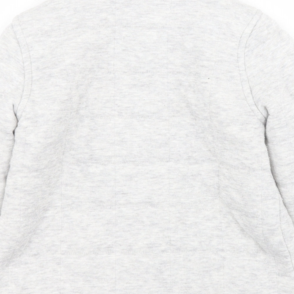 TU Baby Grey   Quilted Coat Size 18-24 Months   Button