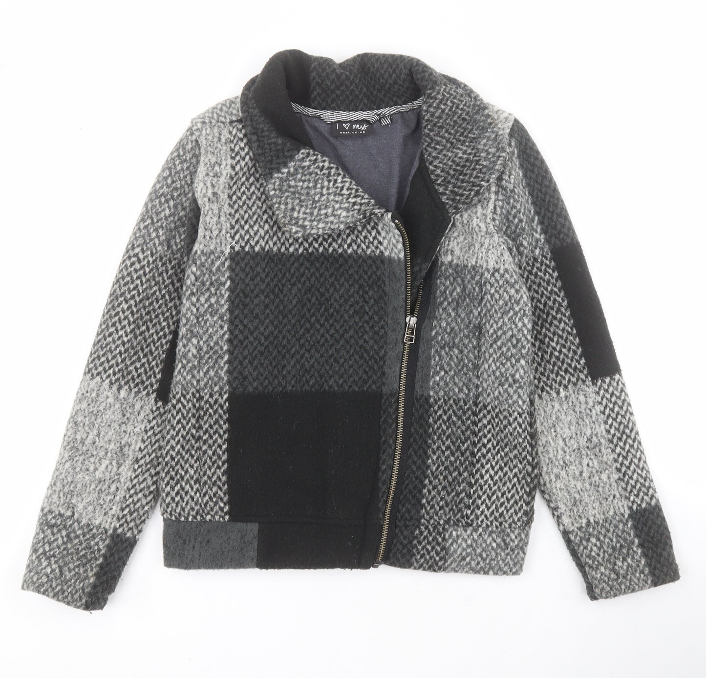 NEXT Girls Grey   Jacket Coat   Zip