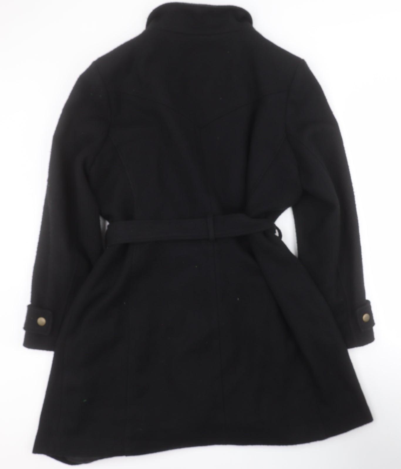 F&F Womens Black   Pea Coat Blazer Size 22  Zip