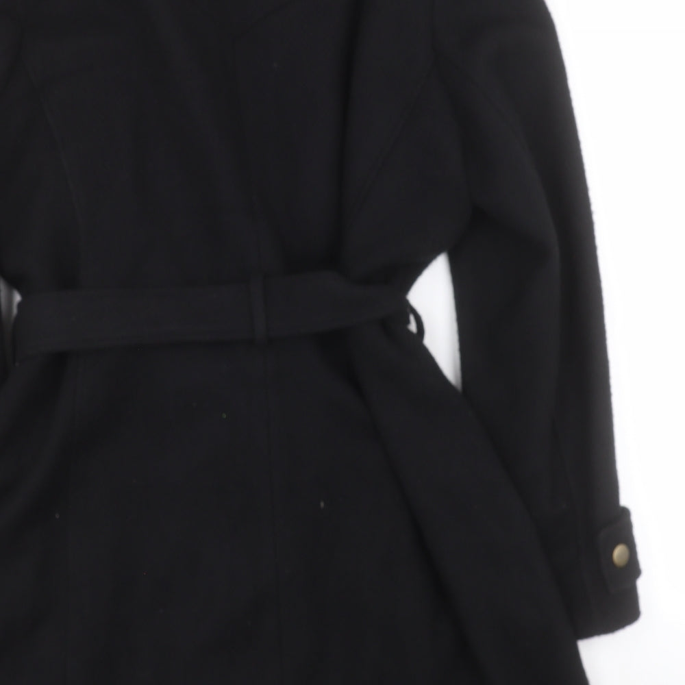 F&F Womens Black   Pea Coat Blazer Size 22  Zip