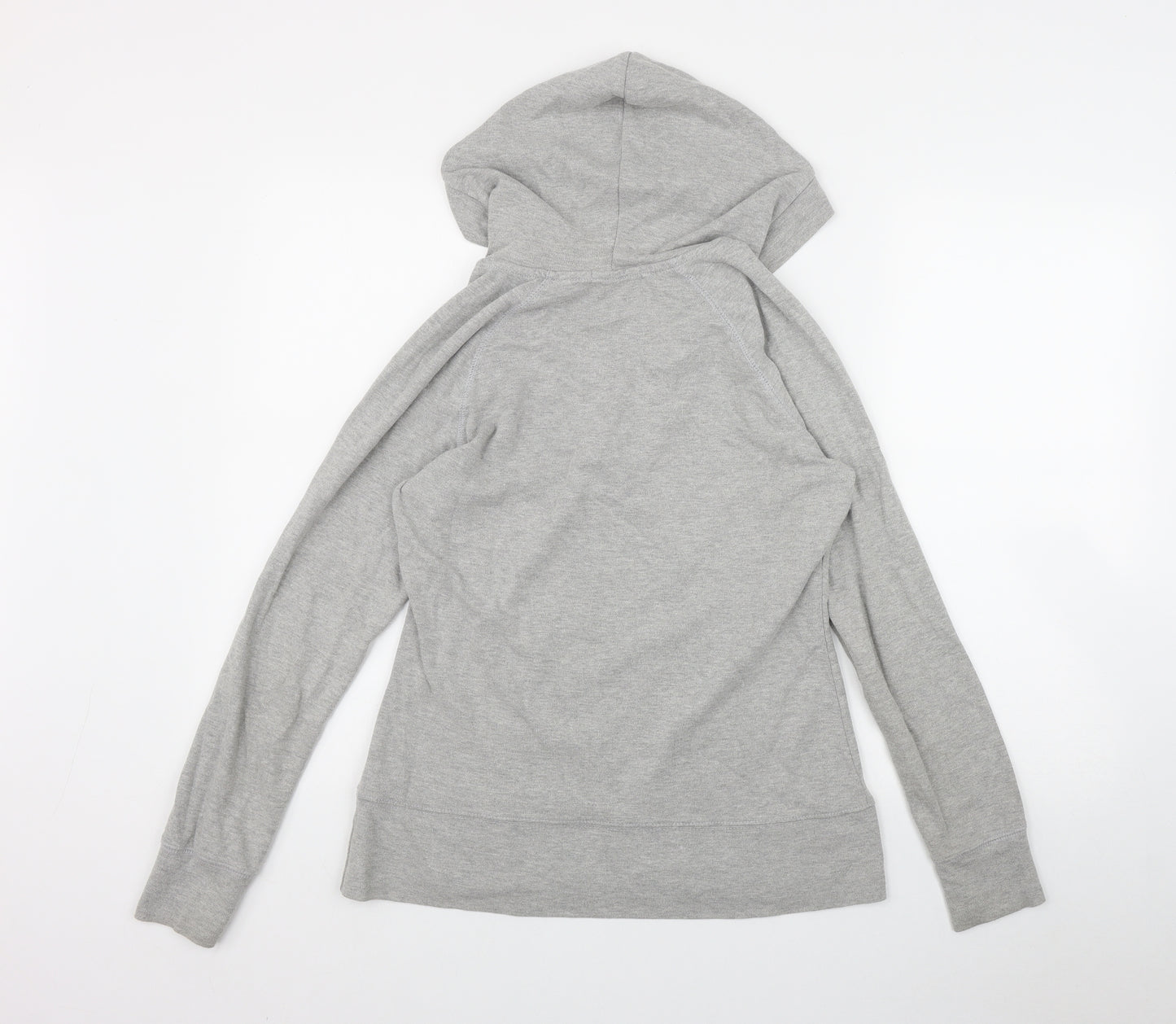 George Womens Grey  Cotton Pullover Hoodie Size 14