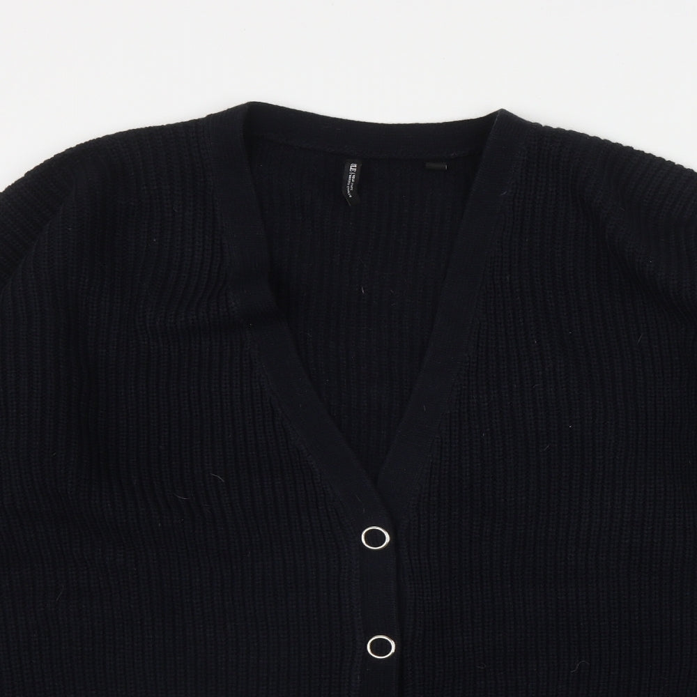 Capsule Womens Blue V-Neck  Acrylic Cardigan Jumper Size 20