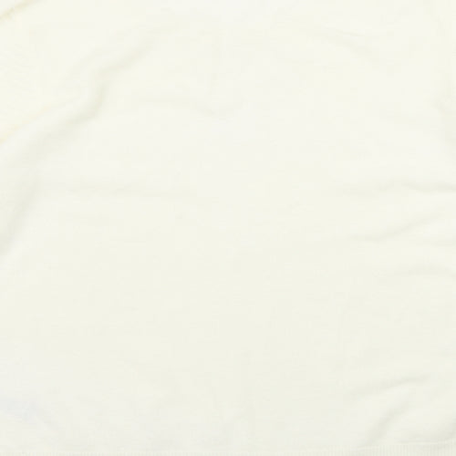 Dorothy Perkins Womens Ivory Round Neck  Acrylic Pullover Jumper Size 14