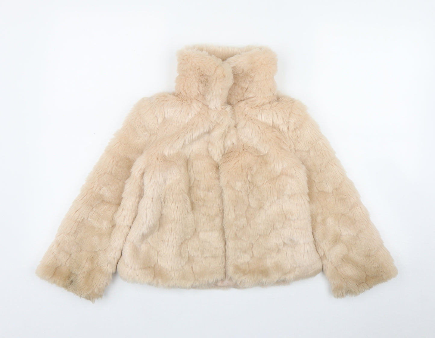 Marks and Spencer Girls Pink   Jacket  Size 7-8 Years  Hook & Eye