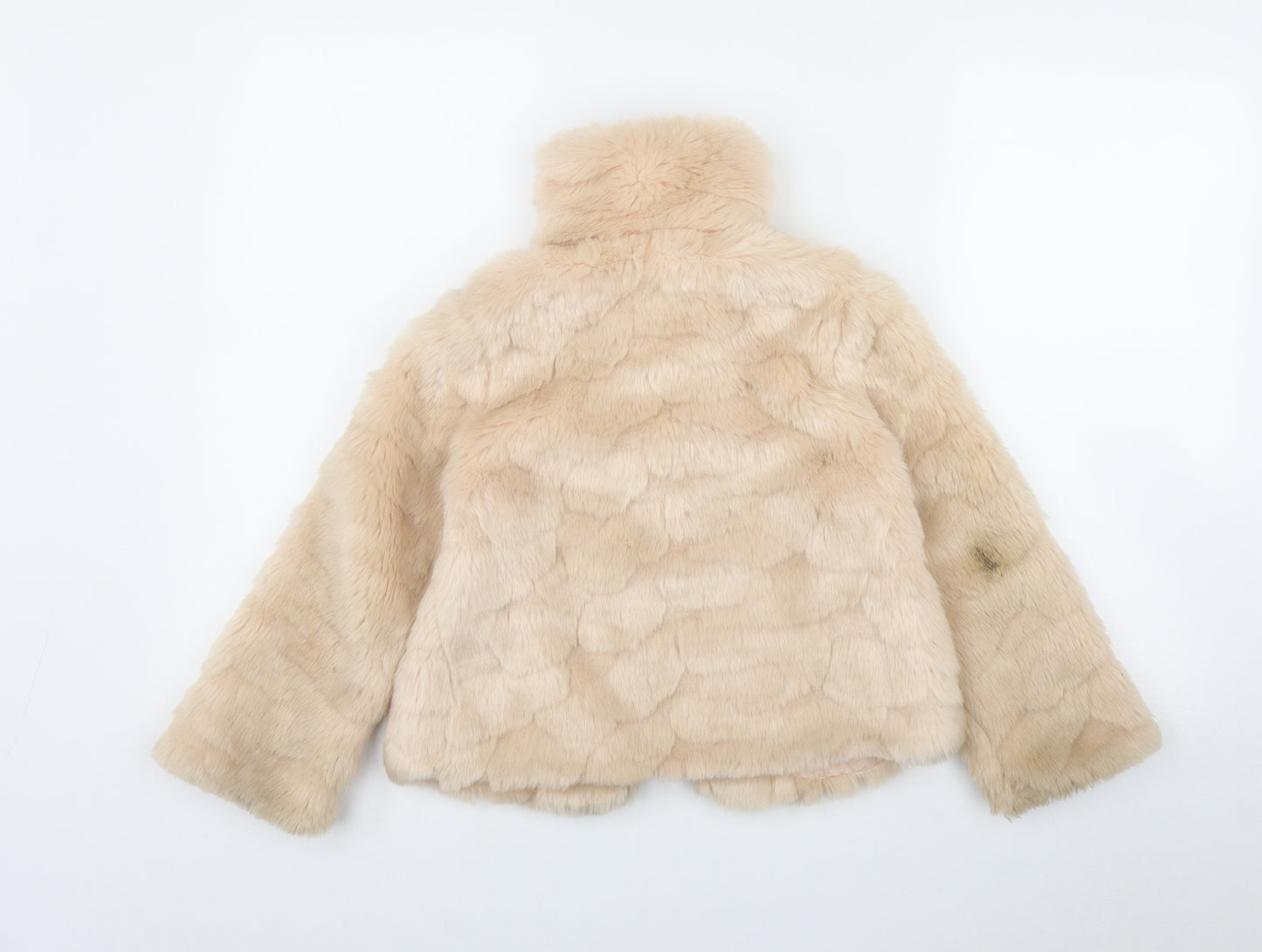 Marks and Spencer Girls Pink   Jacket  Size 7-8 Years  Hook & Eye