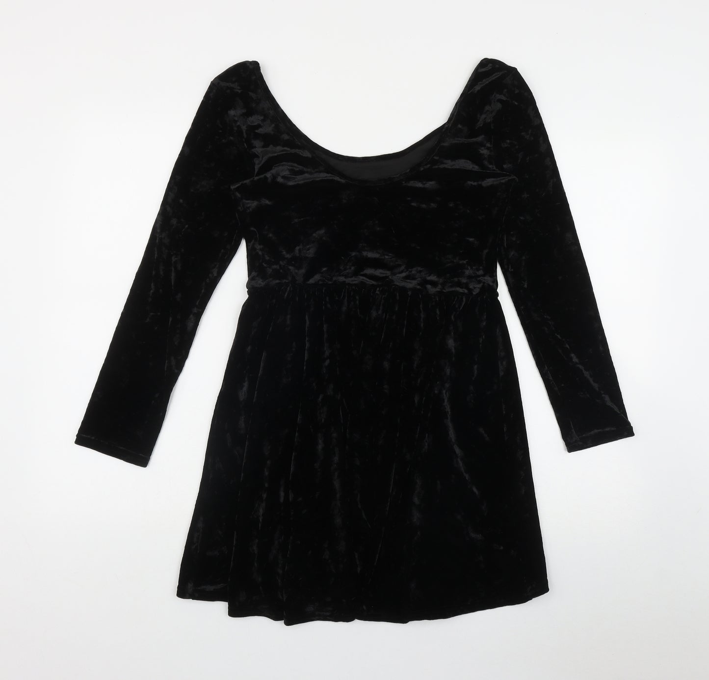 Atmosphere Womens Black  Polyester Fit & Flare  Size 12  Scoop Neck