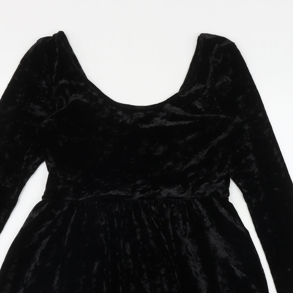 Atmosphere Womens Black  Polyester Fit & Flare  Size 12  Scoop Neck