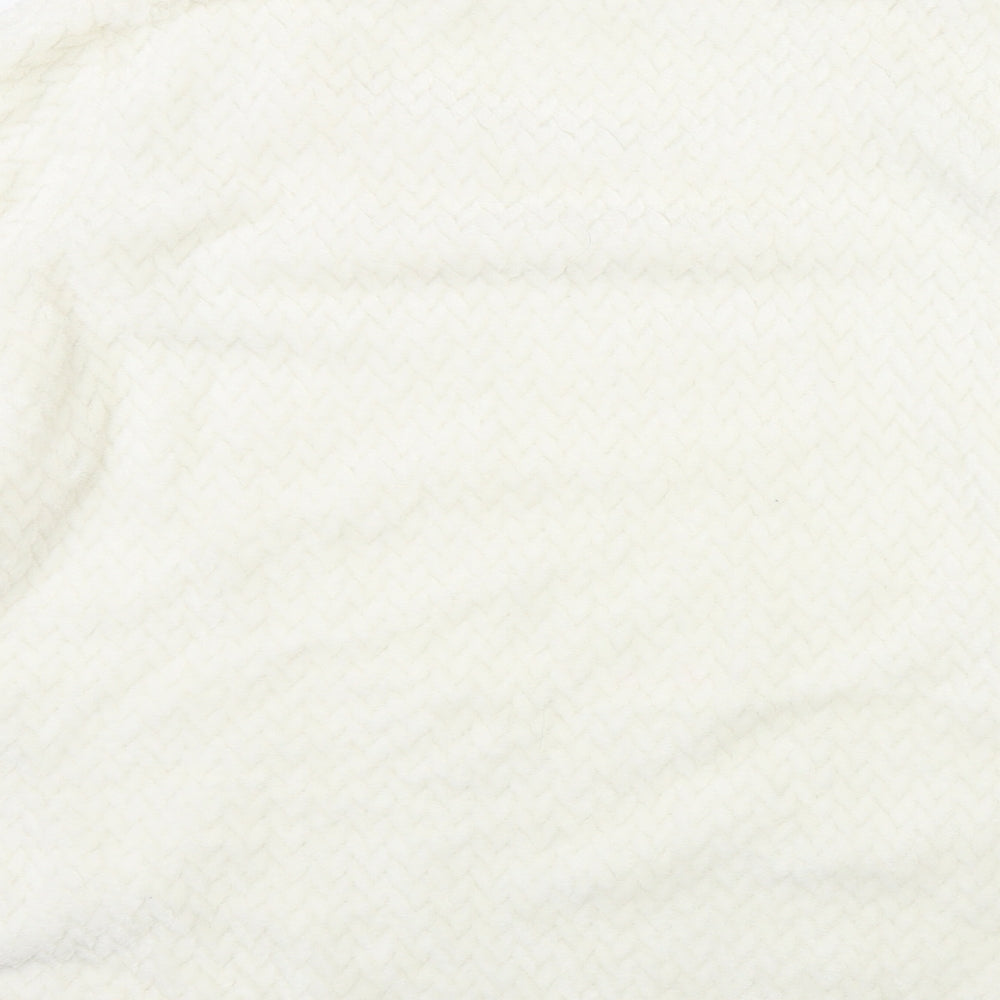 George Womens Ivory Solid Polyester Top Pyjama Top Size 12