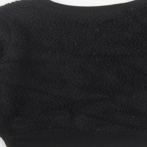 Old Navy Girls Black  Polyester Pullover Sweatshirt Size 2 Years