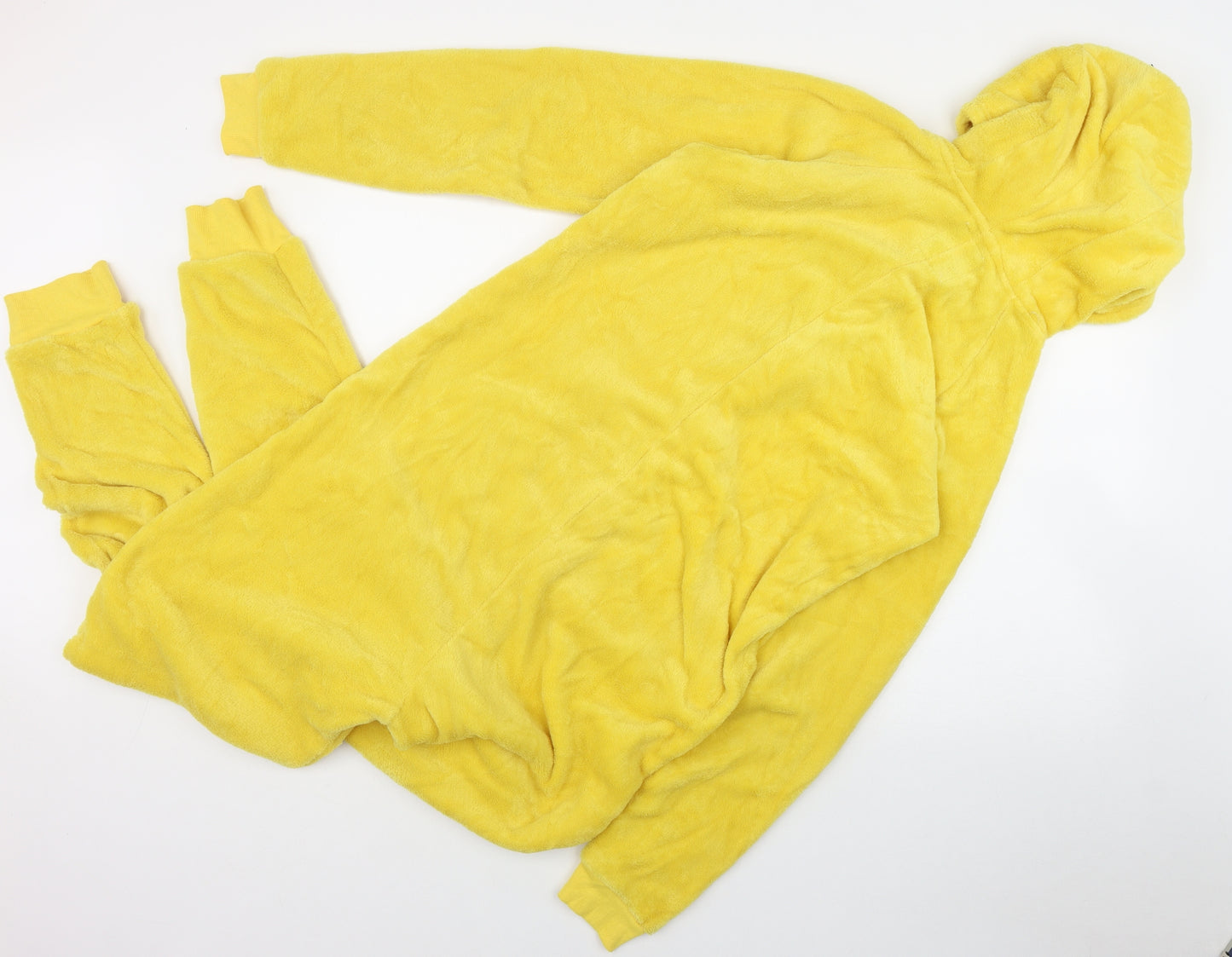 Looney Toons Womens Yellow Solid Polyester Top One Piece Size S  Zip