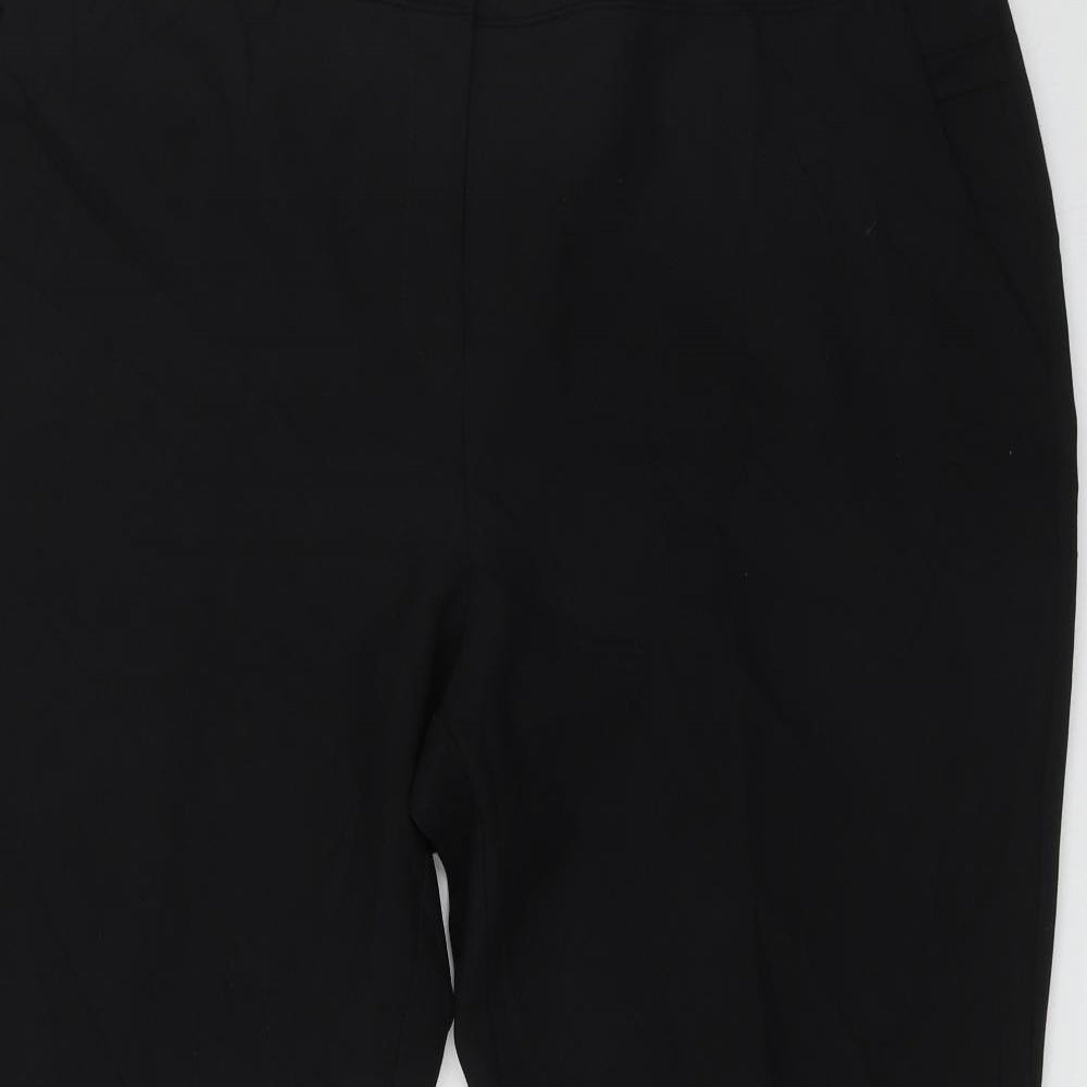 Atmosphere Womens Black  Polyester Trousers  Size 18 L28 in Regular Zip
