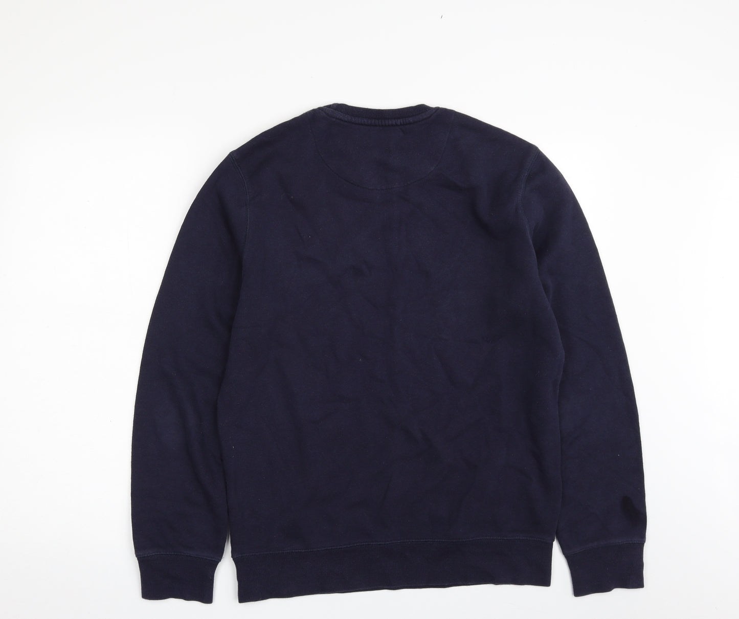 Matalan Mens Blue  Cotton Pullover Sweatshirt Size S