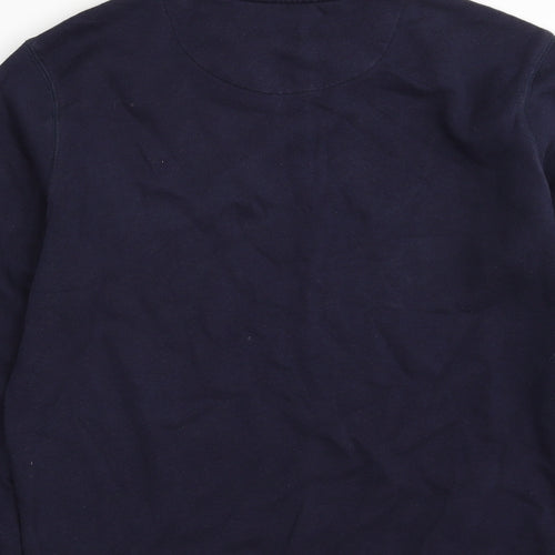 Matalan Mens Blue  Cotton Pullover Sweatshirt Size S