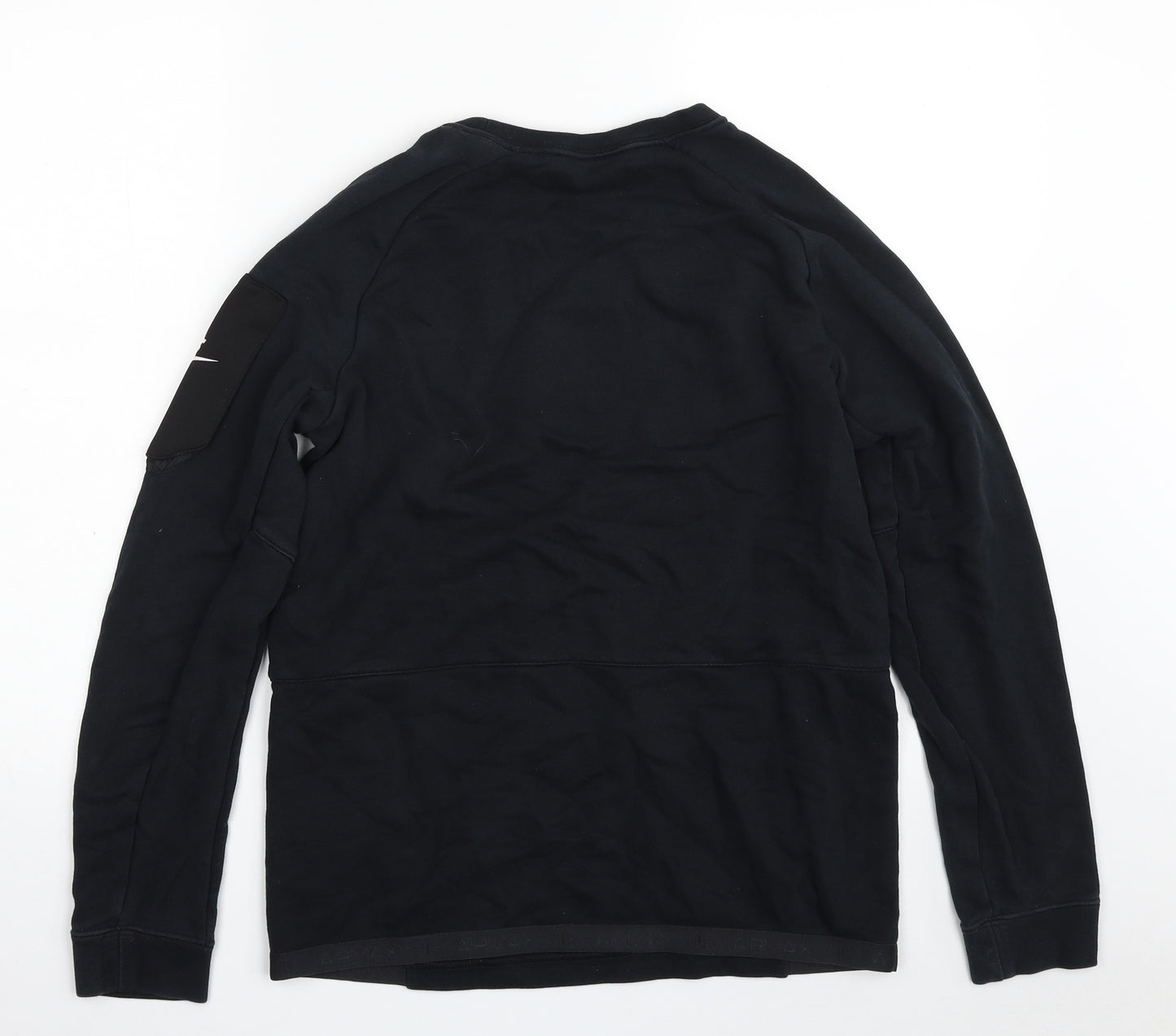 Nike Boys Black  Cotton Pullover Sweatshirt Size 13-14 Years  Pullover - Airmax