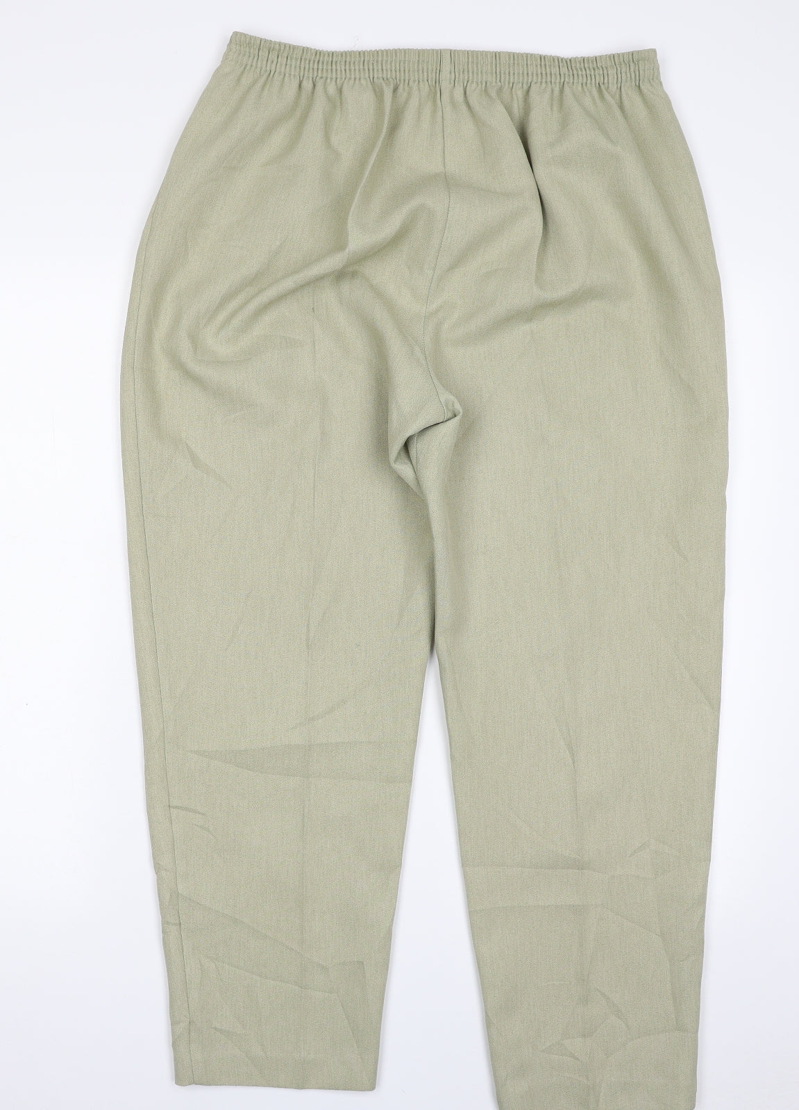 Berkertex Womens Green  Polyester Trousers  Size 16 L26 in Regular