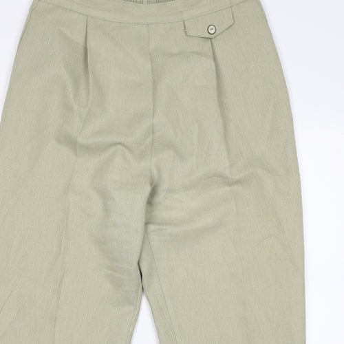 Berkertex Womens Green  Polyester Trousers  Size 16 L26 in Regular