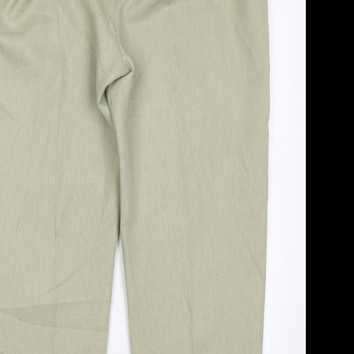 Berkertex Womens Green  Polyester Trousers  Size 16 L26 in Regular