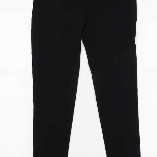 New Look Womens Black  Viscose Jegging Trousers Size 4 L26 in Slim Zip