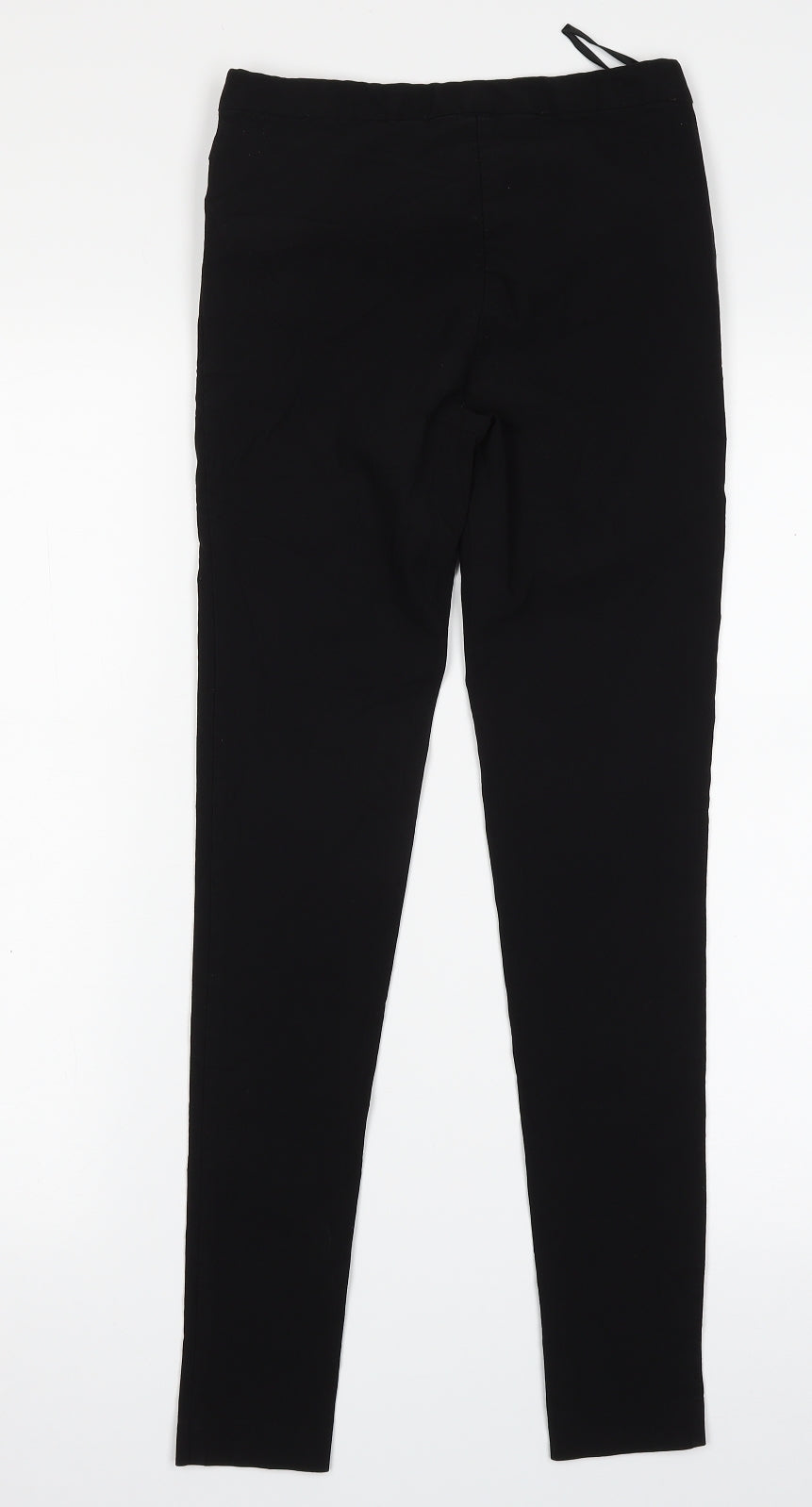 New Look Womens Black  Viscose Jegging Trousers Size 4 L26 in Slim Zip