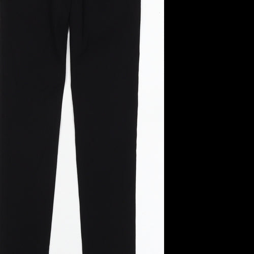 New Look Womens Black  Viscose Jegging Trousers Size 4 L26 in Slim Zip