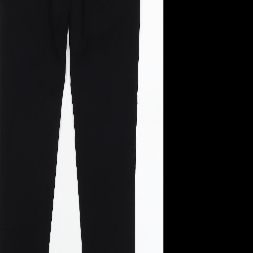New Look Womens Black  Viscose Jegging Trousers Size 4 L26 in Slim Zip