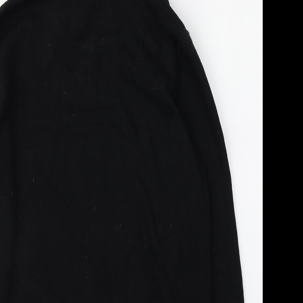 My Protein Mens Black  Cotton Pullover Hoodie Size L