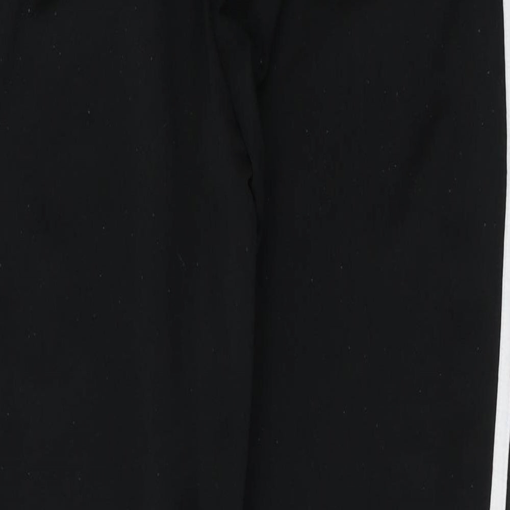 adidas Girls Black  100% Polyester Jogger Trousers Size 15-16 Years  Regular