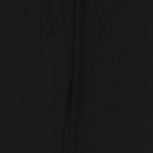 New Look Womens Black  Polyester Trousers  Size 10 L29 in Regular Zip