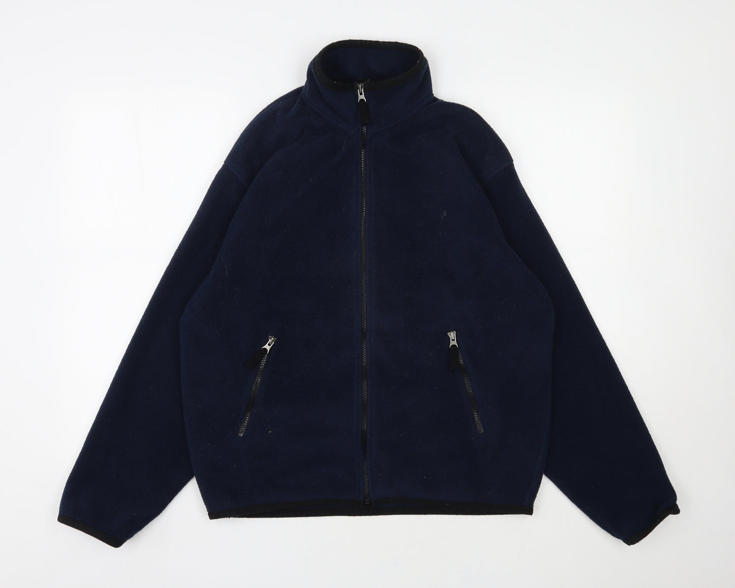 Gap Mens Blue  Polyester Full Zip Sweatshirt Size S