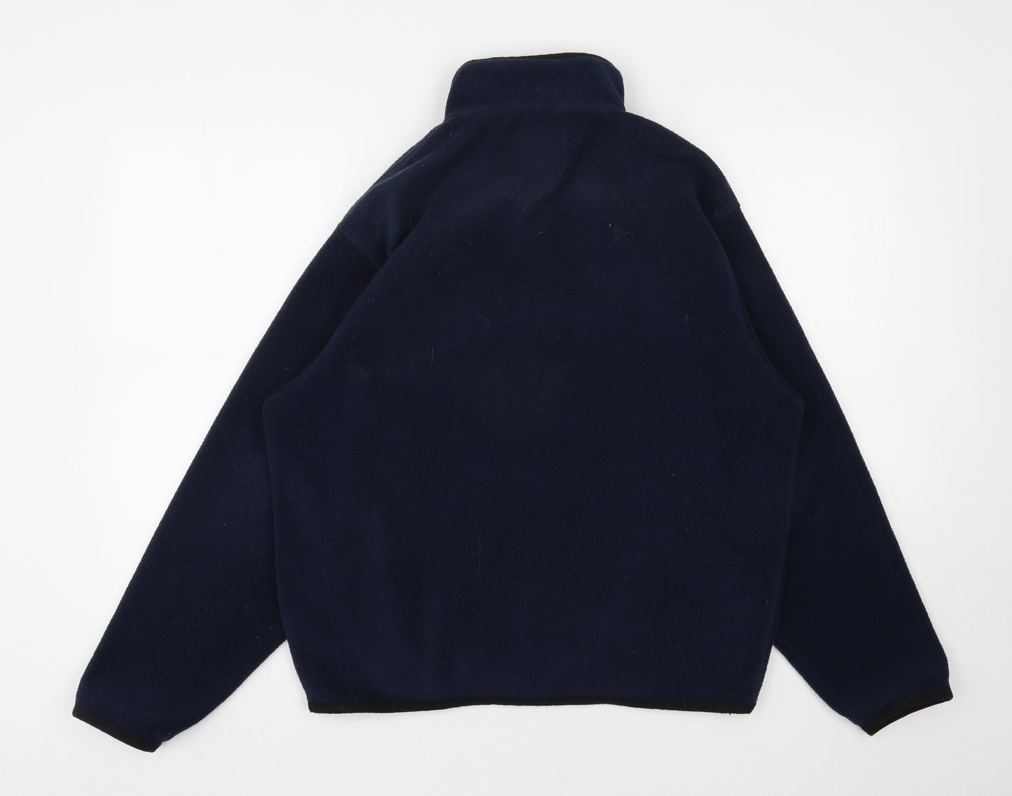 Gap Mens Blue  Polyester Full Zip Sweatshirt Size S