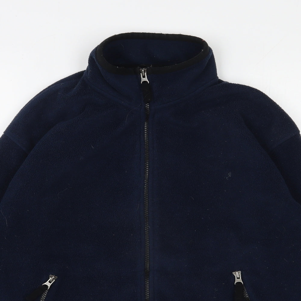 Gap Mens Blue  Polyester Full Zip Sweatshirt Size S