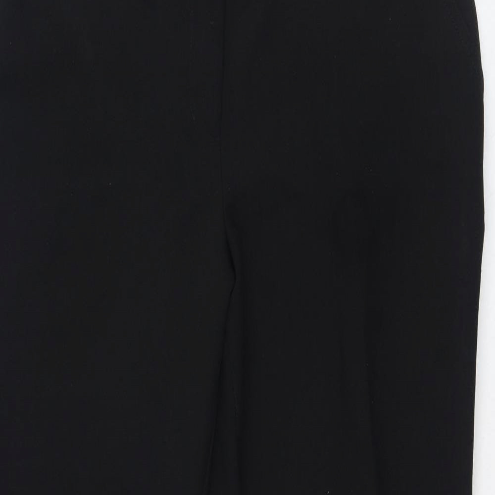 Primark Womens Black  Polyester Trousers  Size 12 L26 in Regular Zip