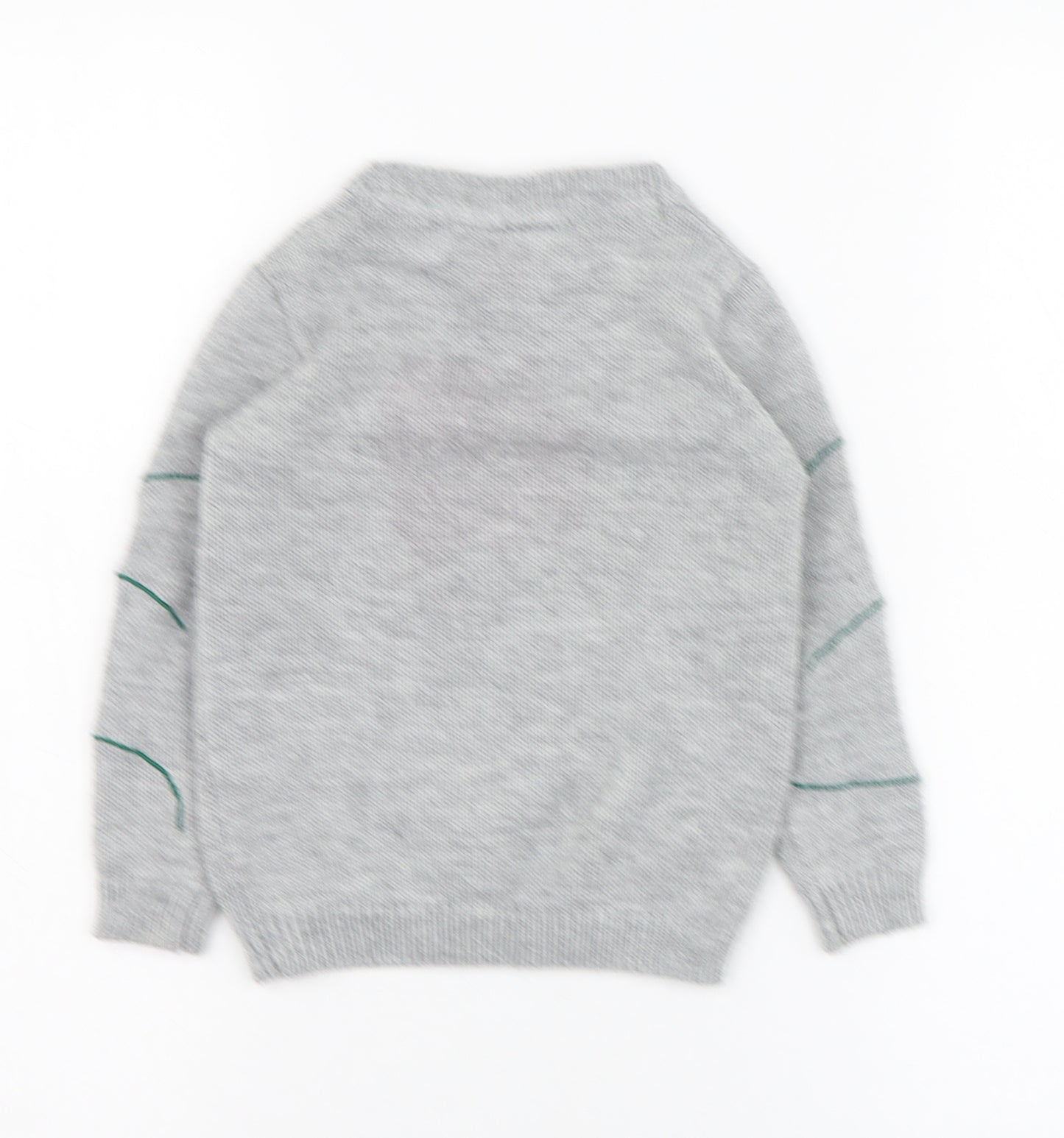 Primark Girls Grey Round Neck  Polyester Pullover Jumper Size 3-4 Years  Pullover - Minnie Mouse, Christmas