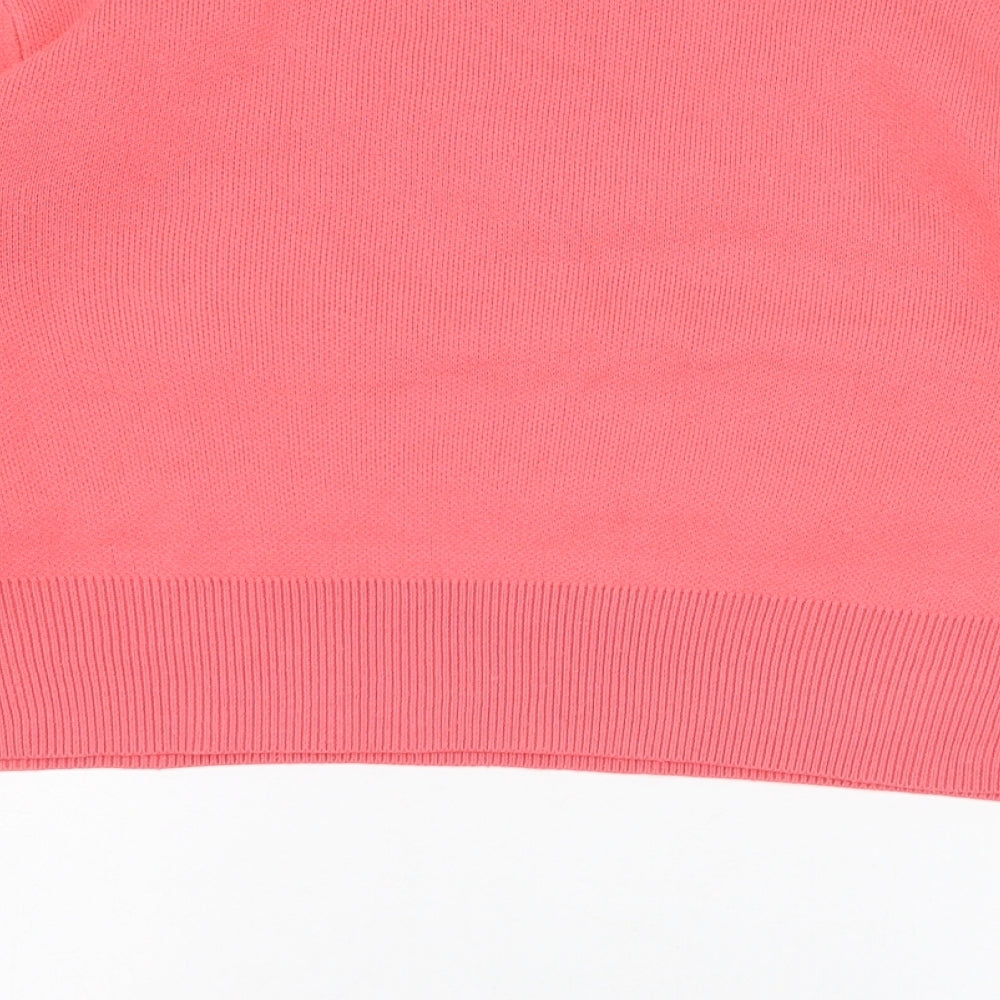 Topshop Womens Purple Round Neck  Acrylic Pullover Jumper Size 6