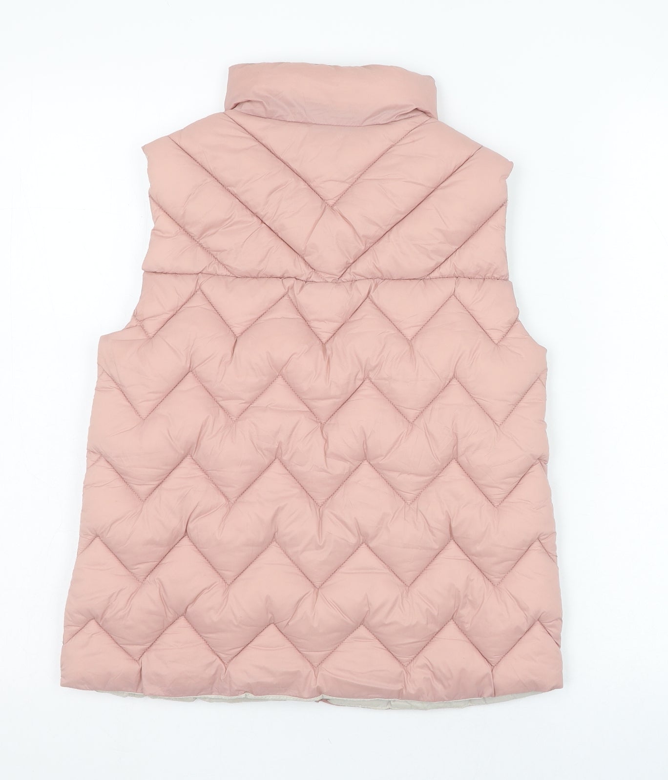 Zara Girls Pink   Gilet Jacket Size 11-12 Years  Zip