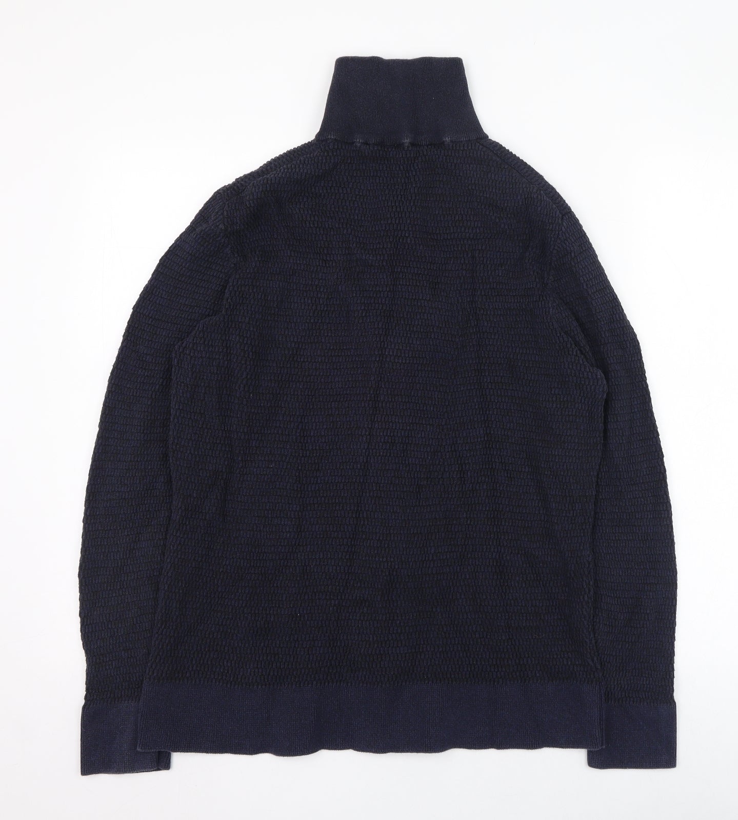 George Mens Blue  Cotton Full Zip Sweatshirt Size XL