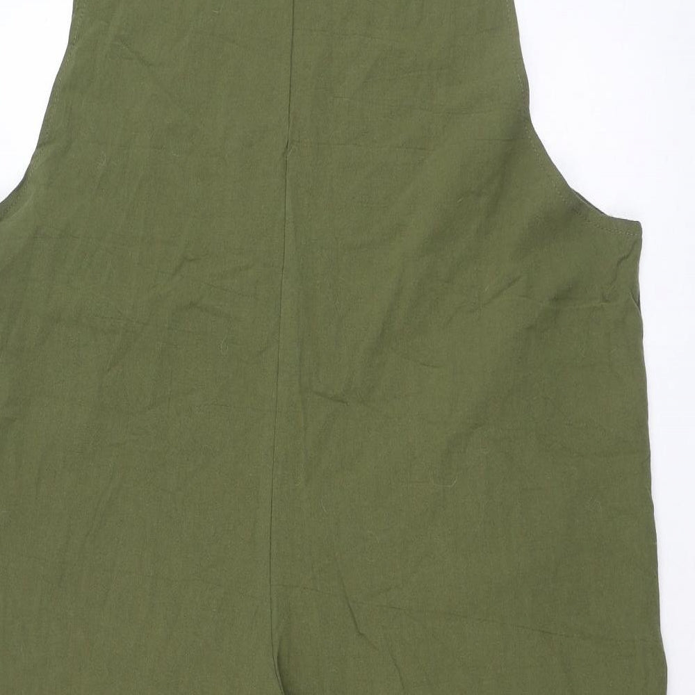 Preworn Womens Green  Polyester Dungaree One-Piece Size 3XL L19 in Pullover