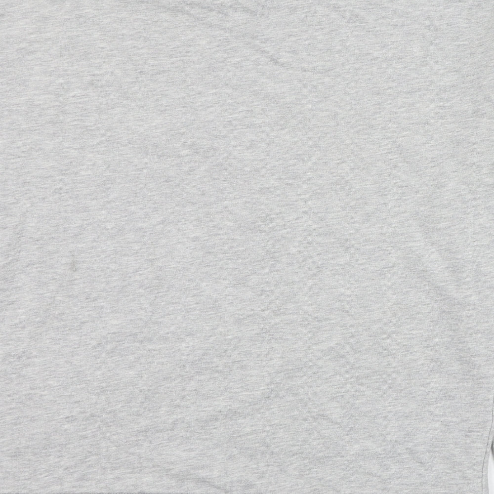 NEXT Womens Grey  Cotton Pullover Sweatshirt Size 12  Pullover - Christmas, Gingerbread Man