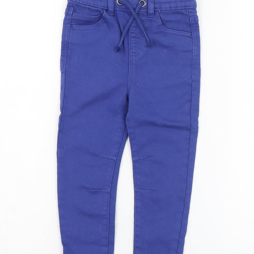 George Boys Blue  Cotton Skinny Jeans Size 2-3 Years  Regular Pullover