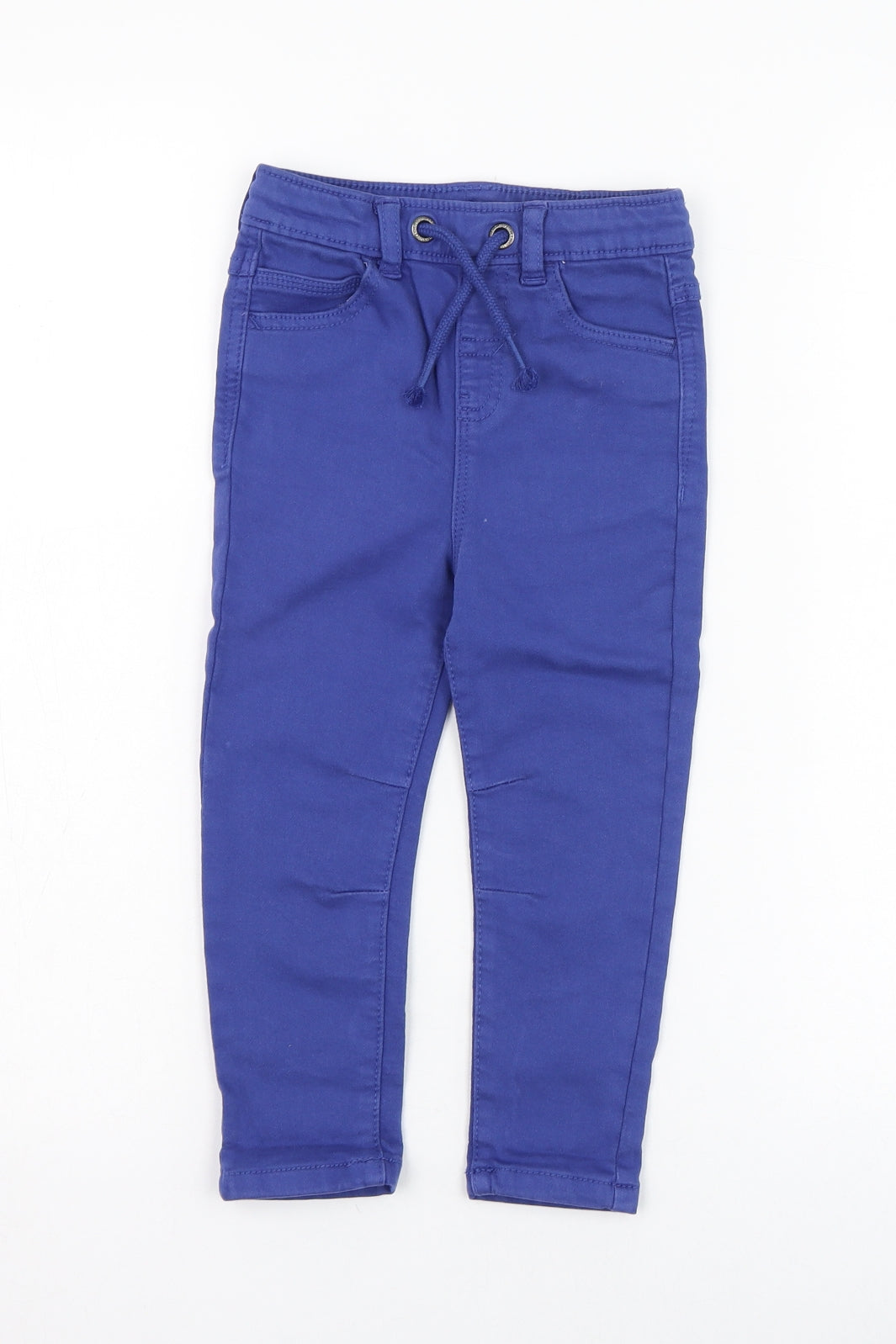 George Boys Blue  Cotton Skinny Jeans Size 2-3 Years  Regular Pullover