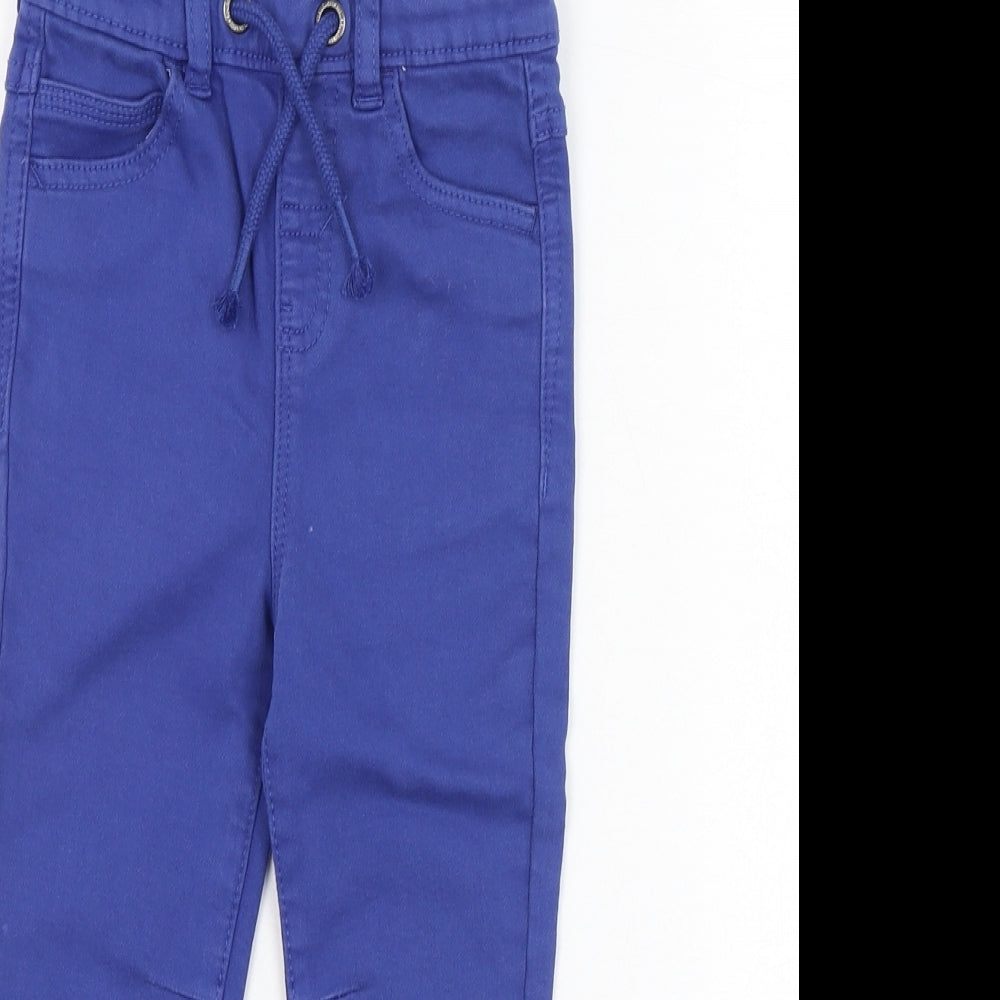 George Boys Blue  Cotton Skinny Jeans Size 2-3 Years  Regular Pullover