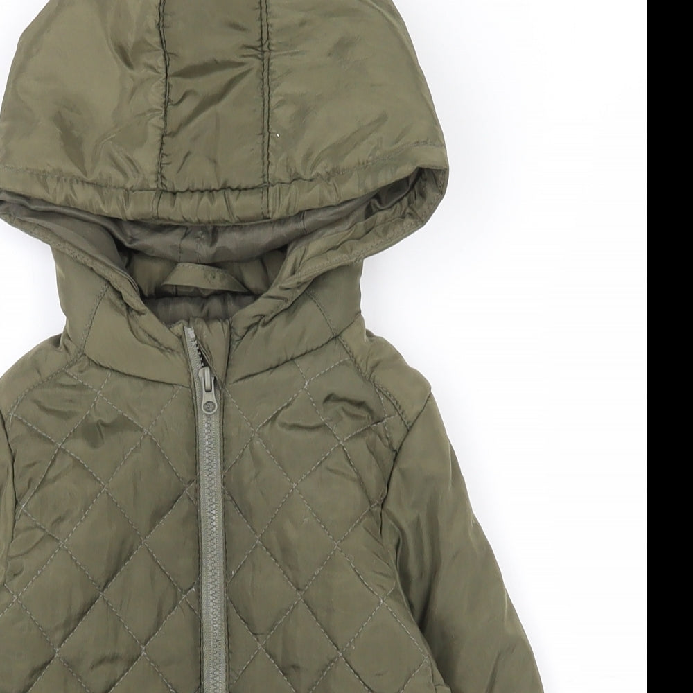 Pep & CO Boys Green   Jacket  Size 18-24 Months   Zip