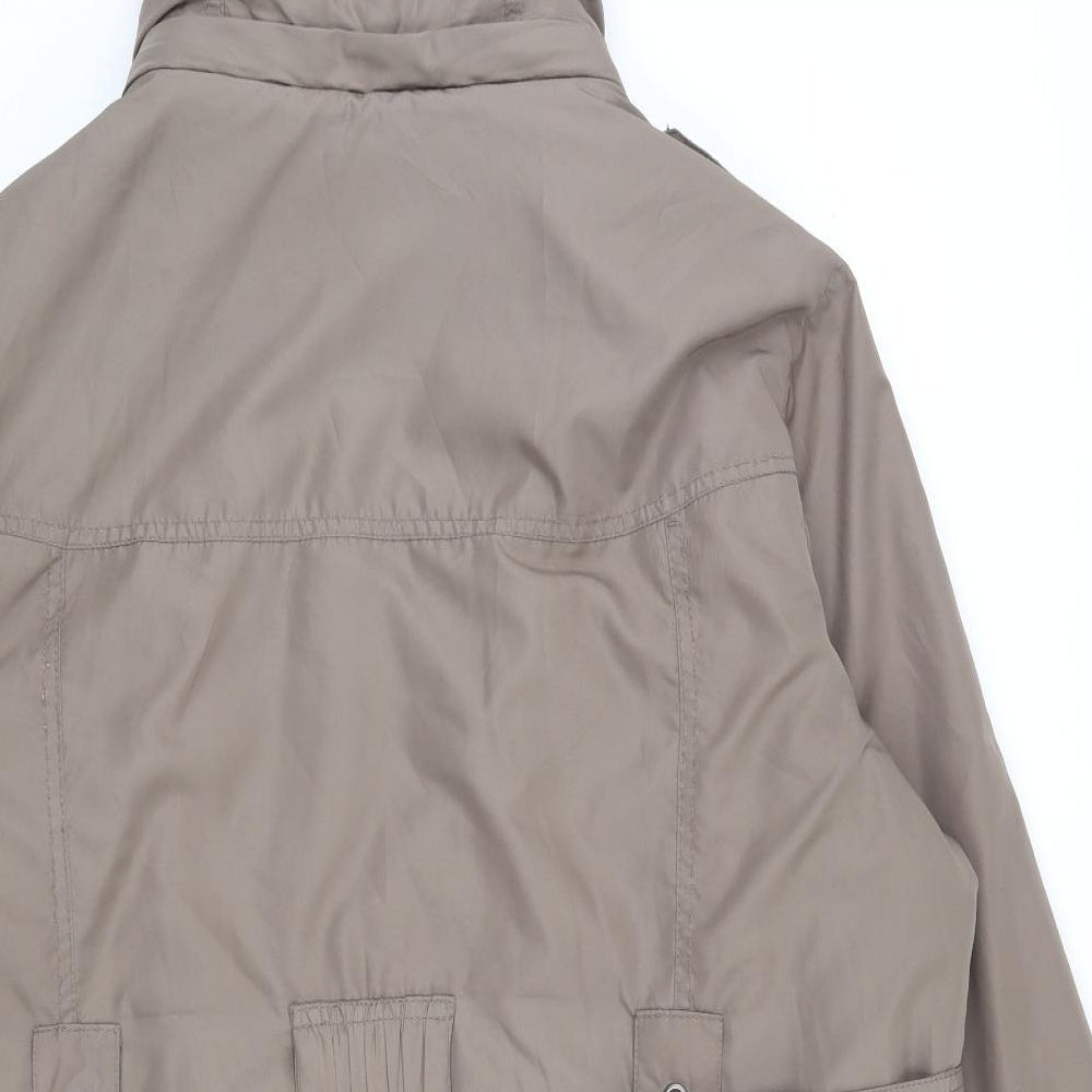 Debenhams Womens Brown   Parka Coat Size 22  Zip