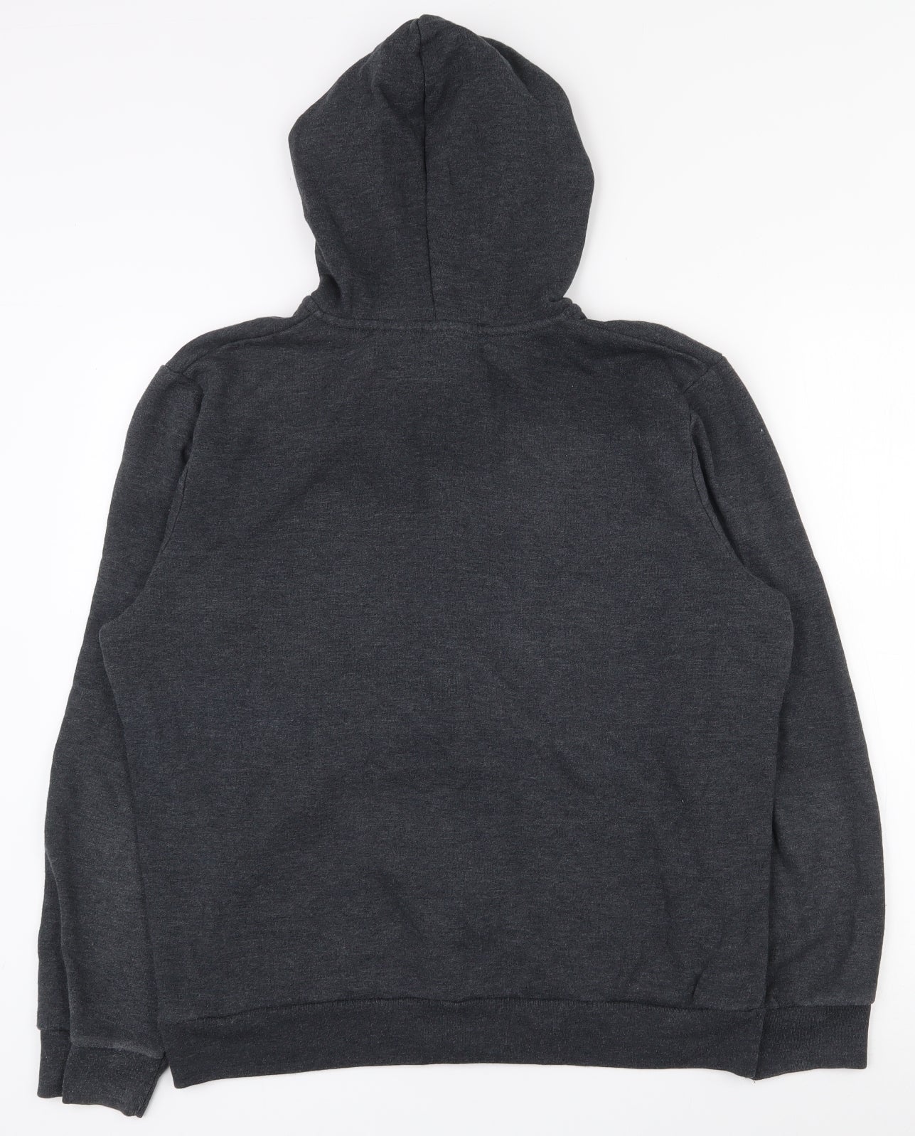 Topman Mens Grey  Cotton Full Zip Hoodie Size L