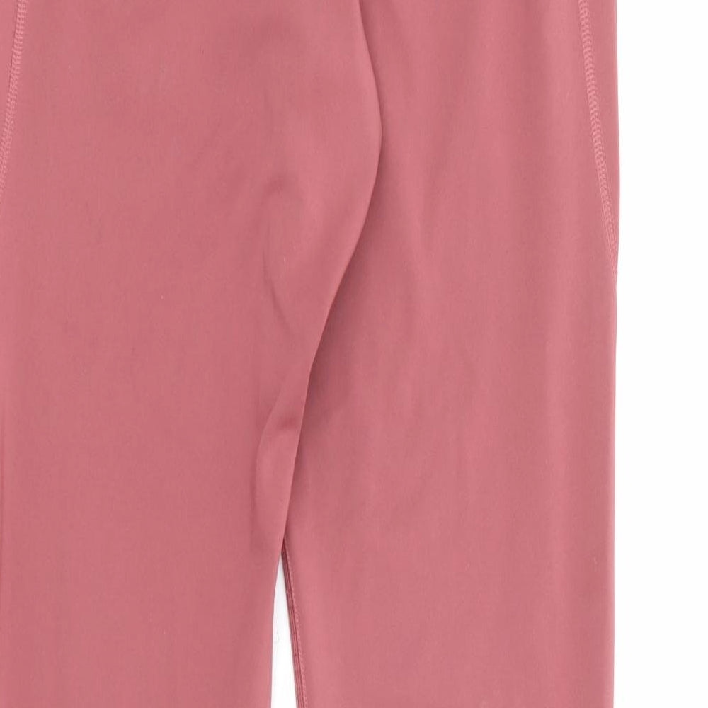 Very Womens Pink  Polyester Pedal Pusher Leggings Size M L25 in