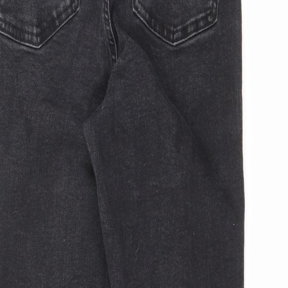 Primark Womens Black  Cotton Skinny Jeans Size 10 L28 in Regular Button