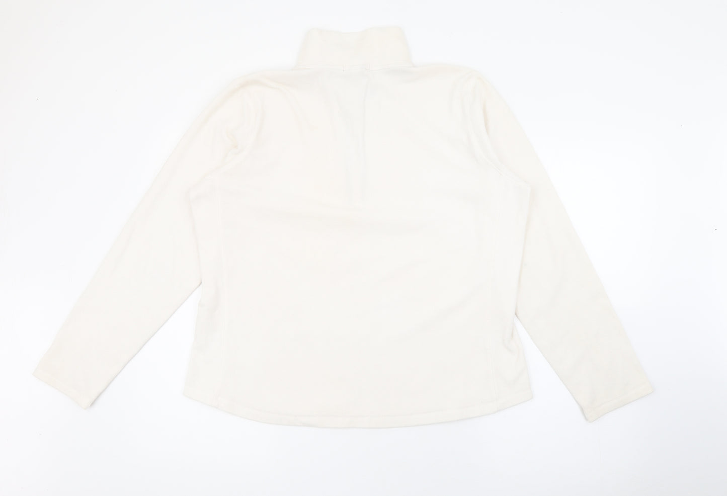 Gap Womens White High Neck  Polyester Pullover Jumper Size XL